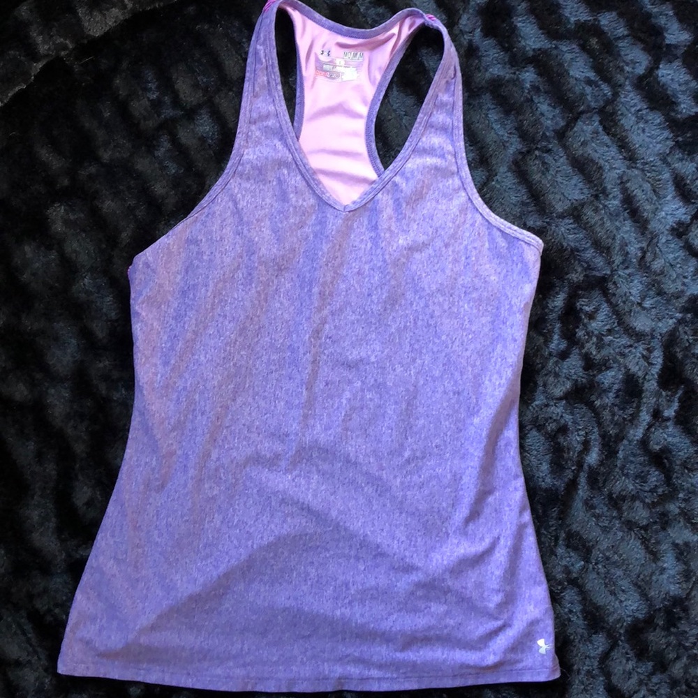 Purple Under Armour tank top